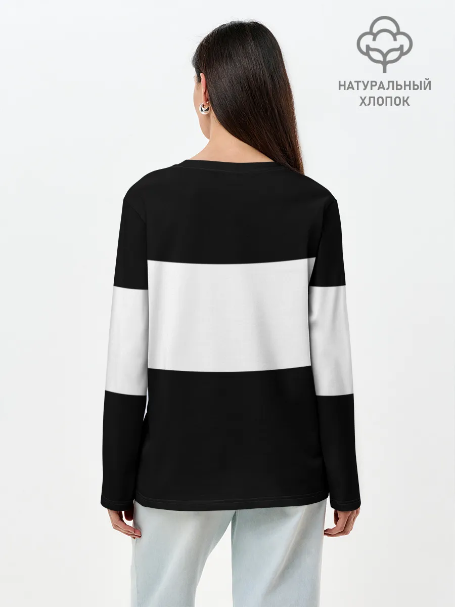 Лонгслив женский. Хлопок / Дайте кофе