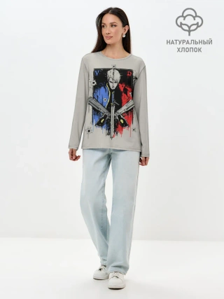 Лонгслив женский. Хлопок / Братья Спарды