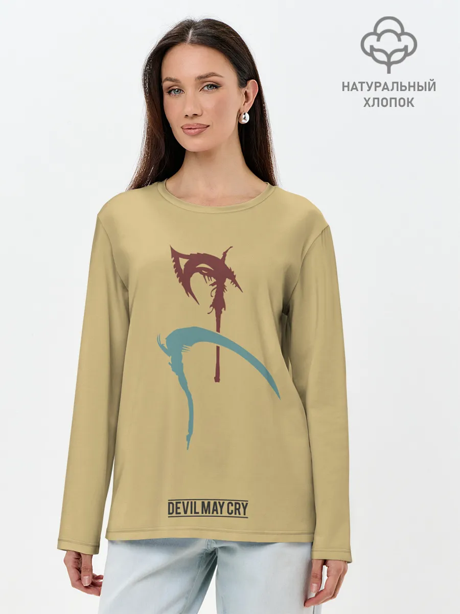 Лонгслив женский. Хлопок / Reaper of souls