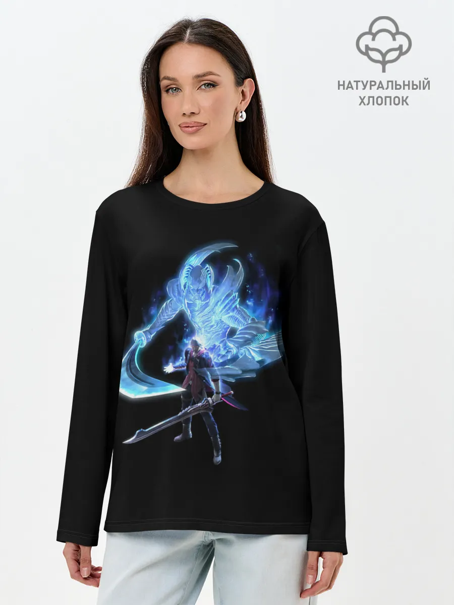 Лонгслив женский. Хлопок / Soul of Nero