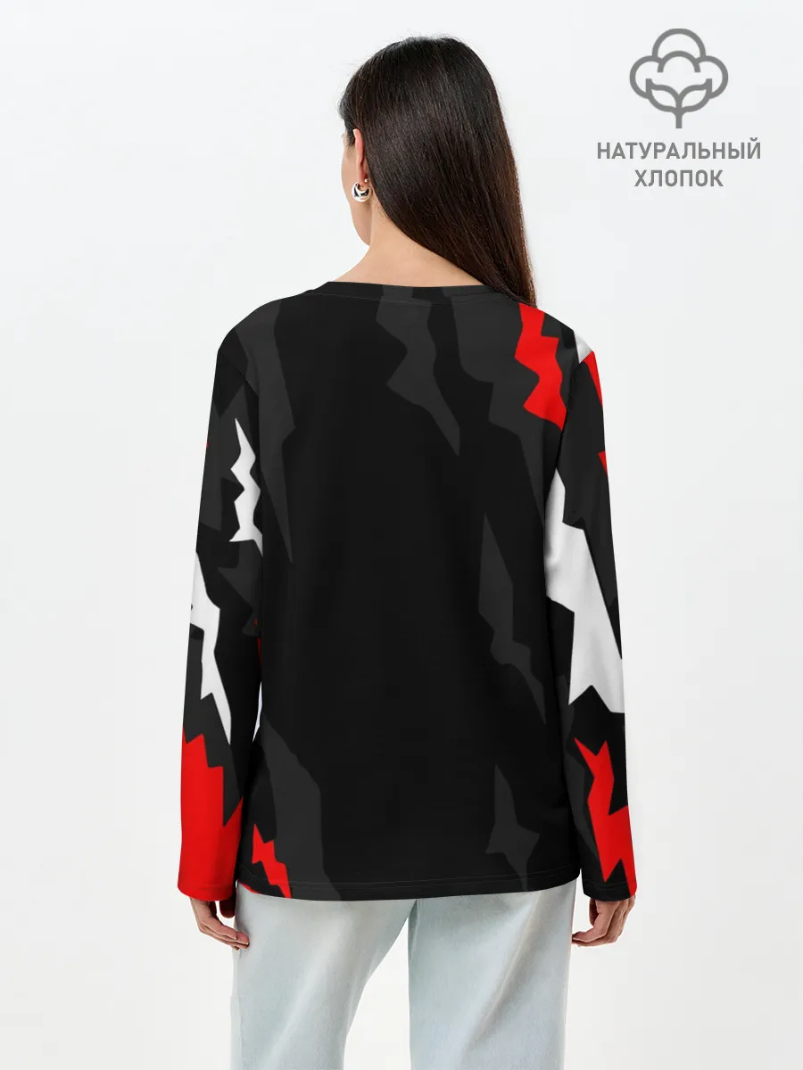 Лонгслив женский. Хлопок / NISSAN GT-R / GODZILLA