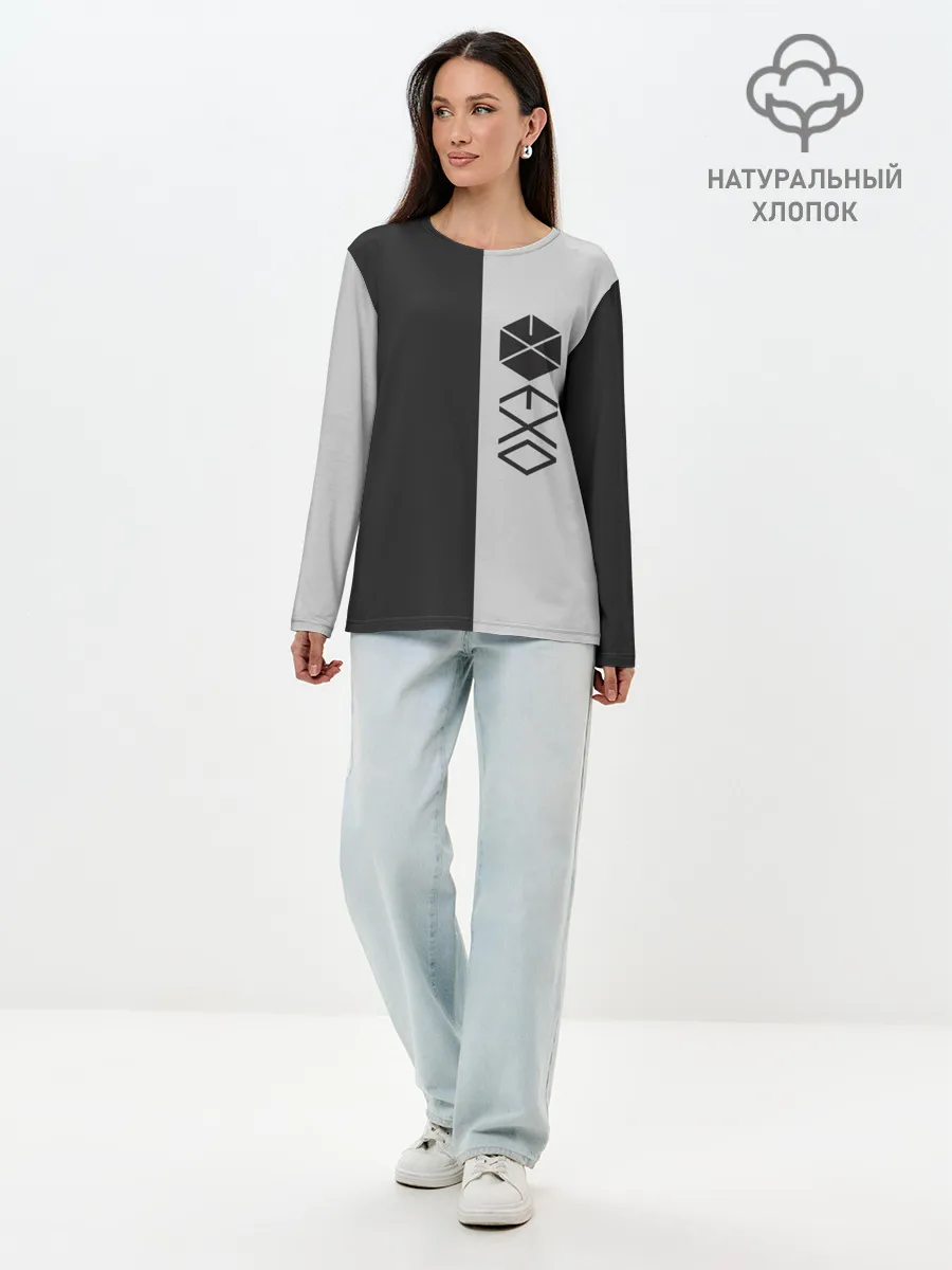 Лонгслив женский. Хлопок / EXO