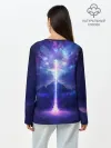 Лонгслив женский. Хлопок / Яркий взрыв в космосе