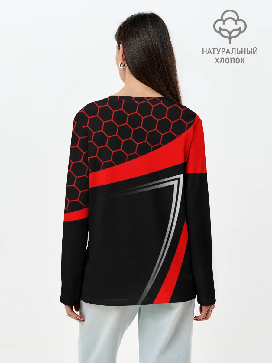 Лонгслив женский. Хлопок / HONDA / ХОНДА / SPORT