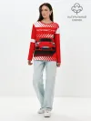 Лонгслив женский. Хлопок / PORSCHE / ПОРШЕ / RED STYLE