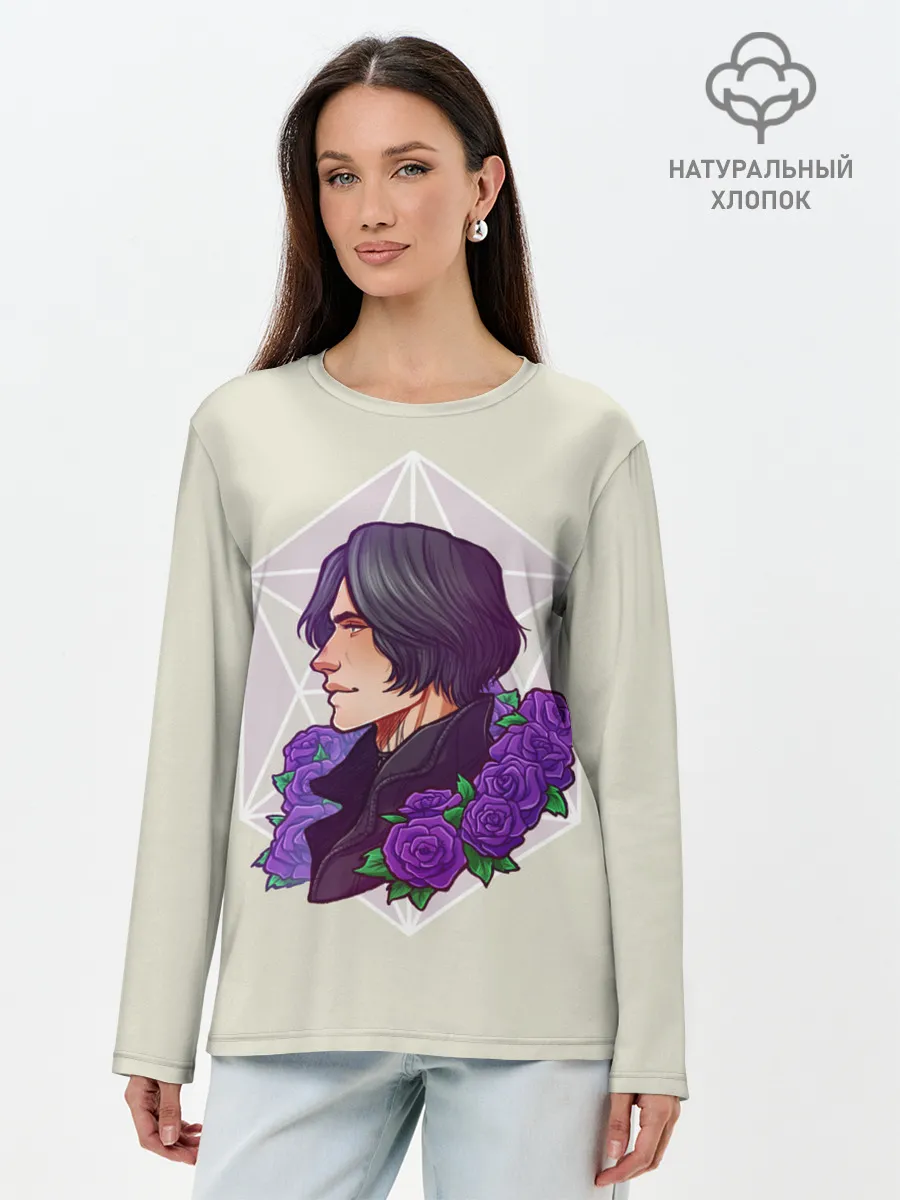 Лонгслив женский. Хлопок / Ви | DMC