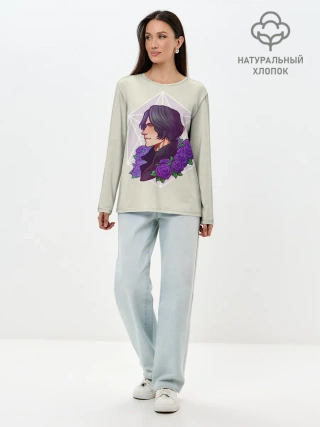 Лонгслив женский. Хлопок / Ви | DMC