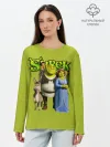 Лонгслив женский. Хлопок / Шрек/Shrek