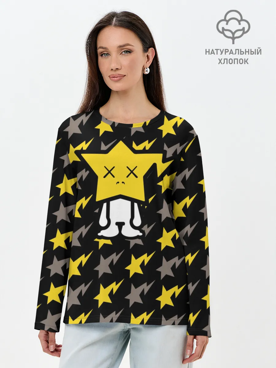 Лонгслив женский. Хлопок / ChibiStar