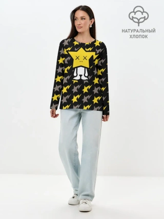 Лонгслив женский. Хлопок / ChibiStar