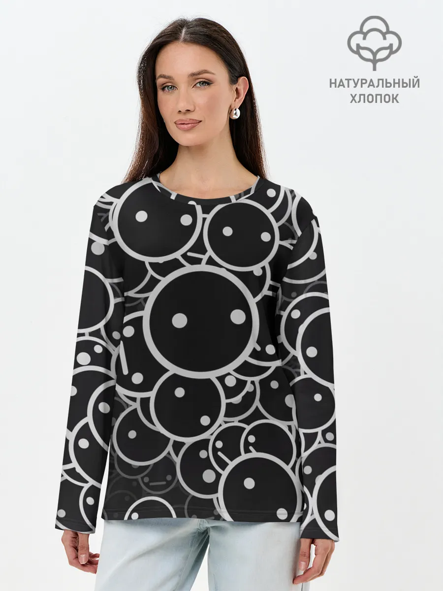 Лонгслив женский. Хлопок / SMILE