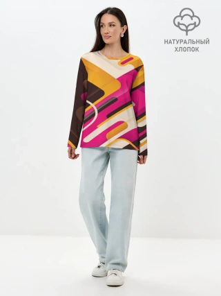 Лонгслив женский. Хлопок / Traffic