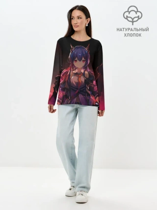 Лонгслив женский. Хлопок / Wawazi Arknights