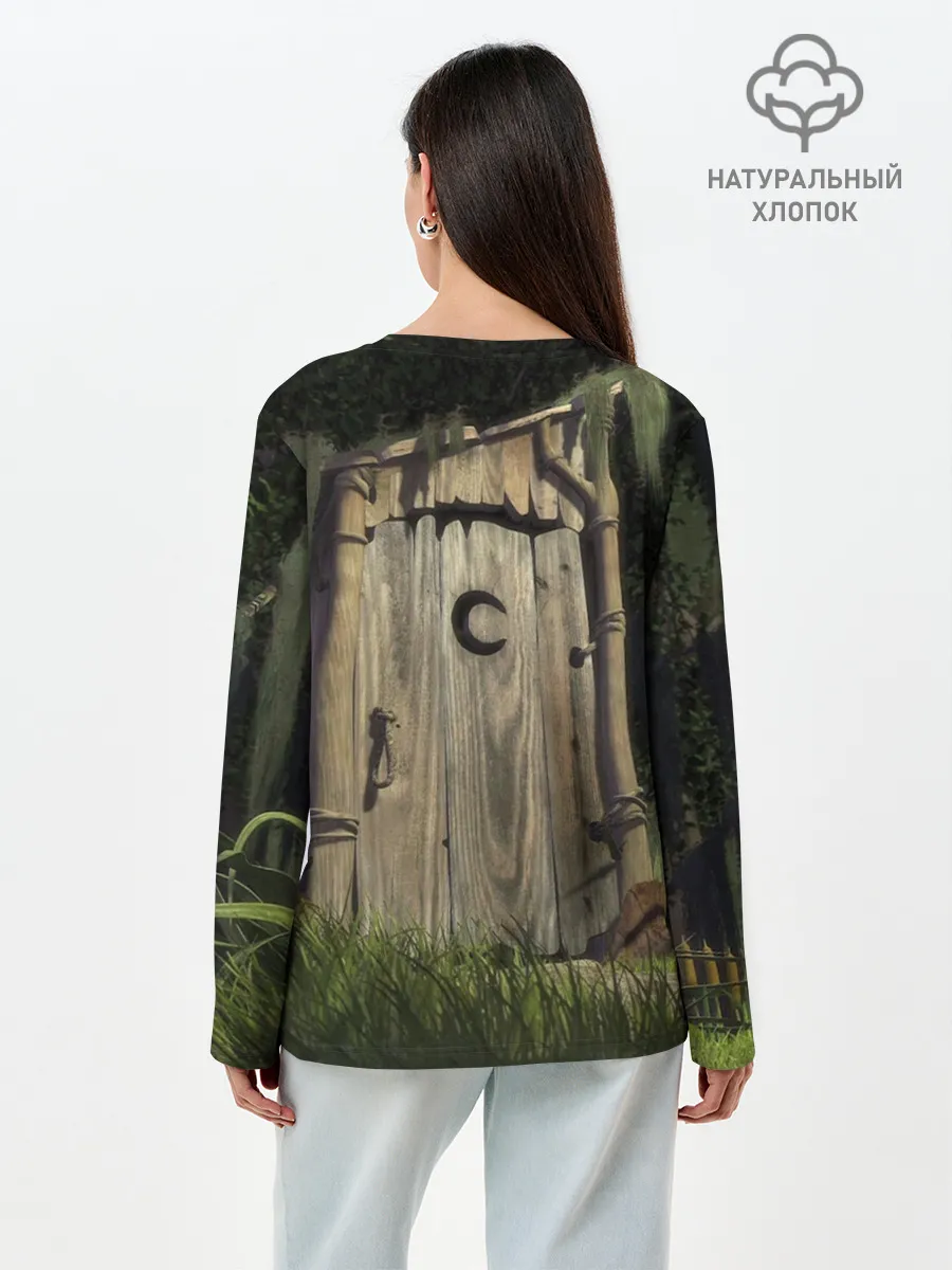 Лонгслив женский. Хлопок / Somebody Once Told Me