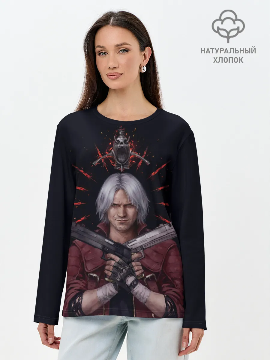 Лонгслив женский. Хлопок / Saint Dante