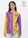 Лонгслив женский. Хлопок / Леброн NBA