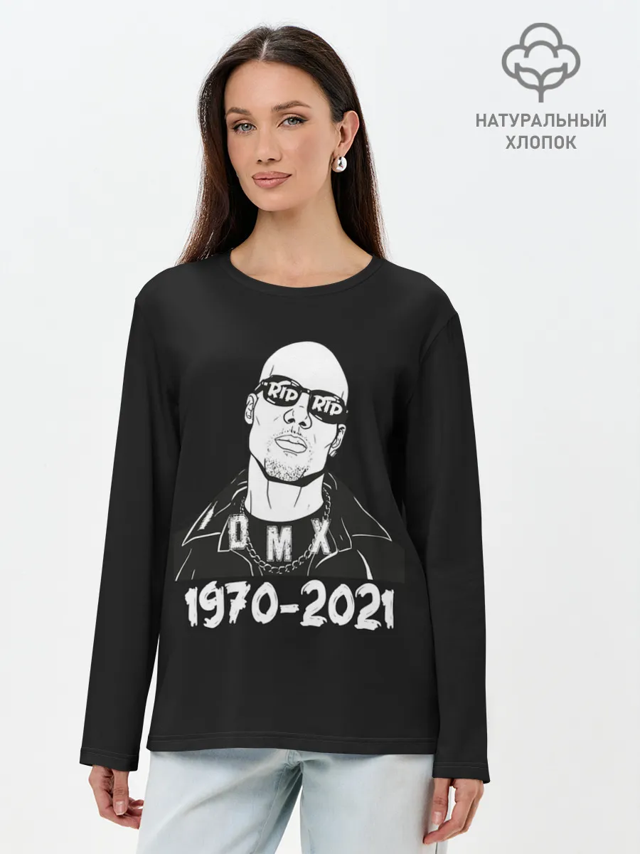 Лонгслив женский. Хлопок / RIP DMX