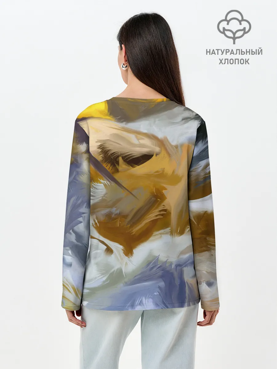 Лонгслив женский. Хлопок / FET