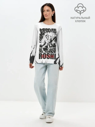 Лонгслив женский. Хлопок / Roshi