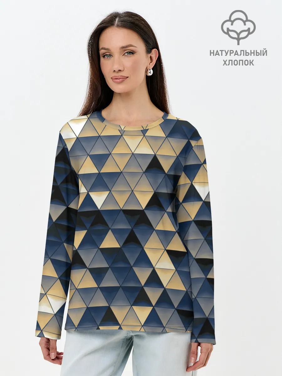 Лонгслив женский. Хлопок / MOZZY