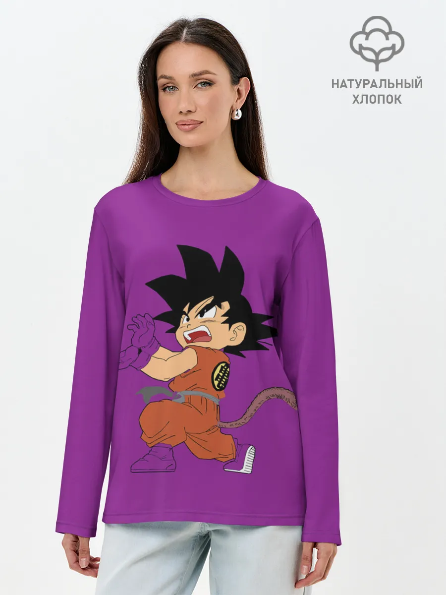 Лонгслив женский. Хлопок / Сон Готен