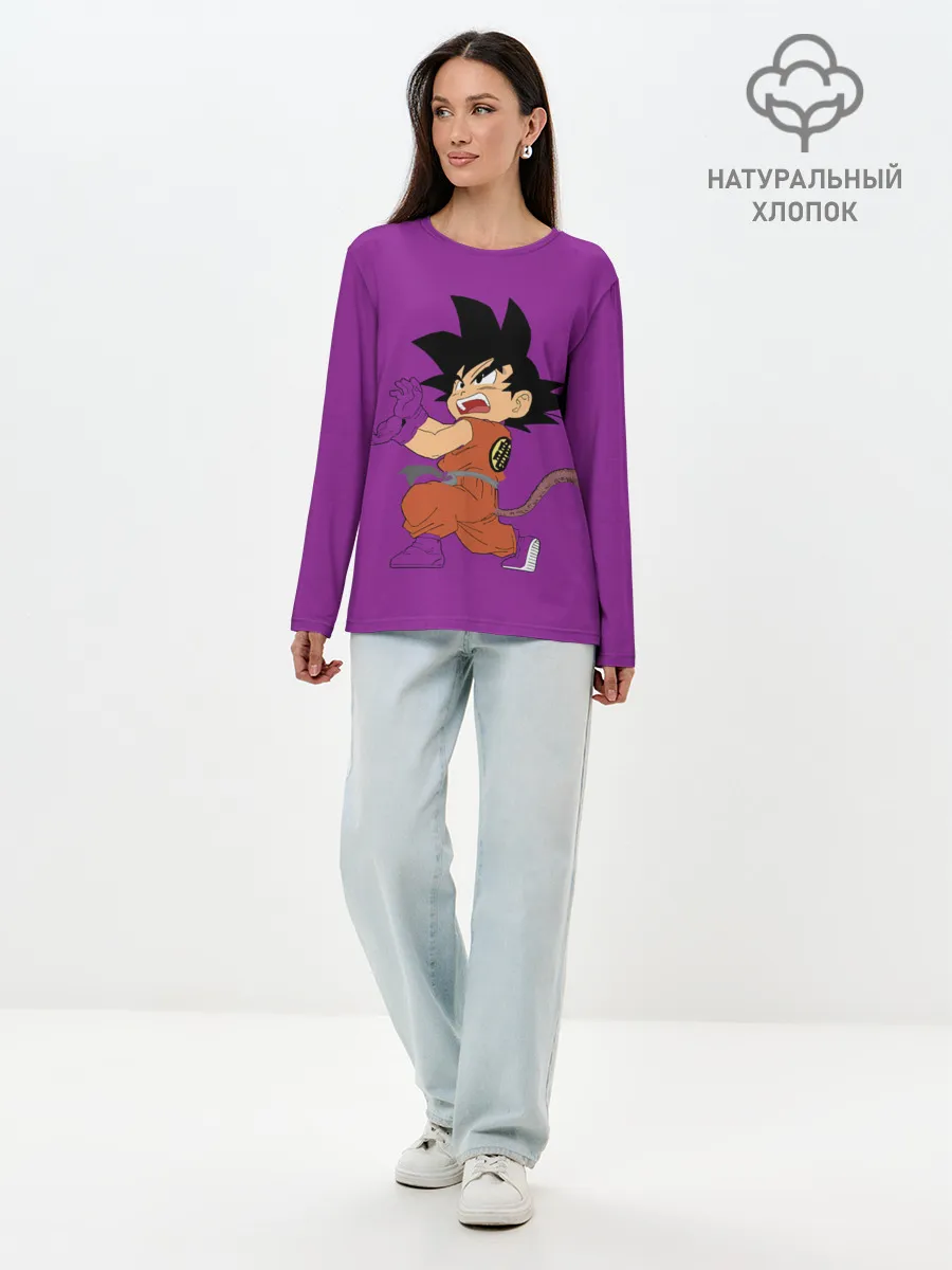 Лонгслив женский. Хлопок / Сон Готен