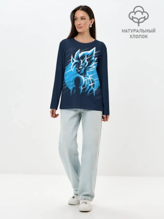 Лонгслив женский. Хлопок / Dragon Ball Z Art