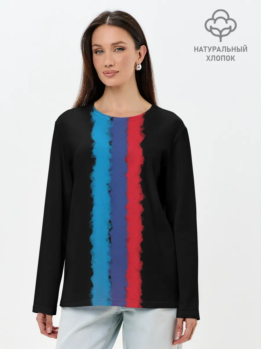 Лонгслив женский. Хлопок / BMW LINE PERFORMANCE