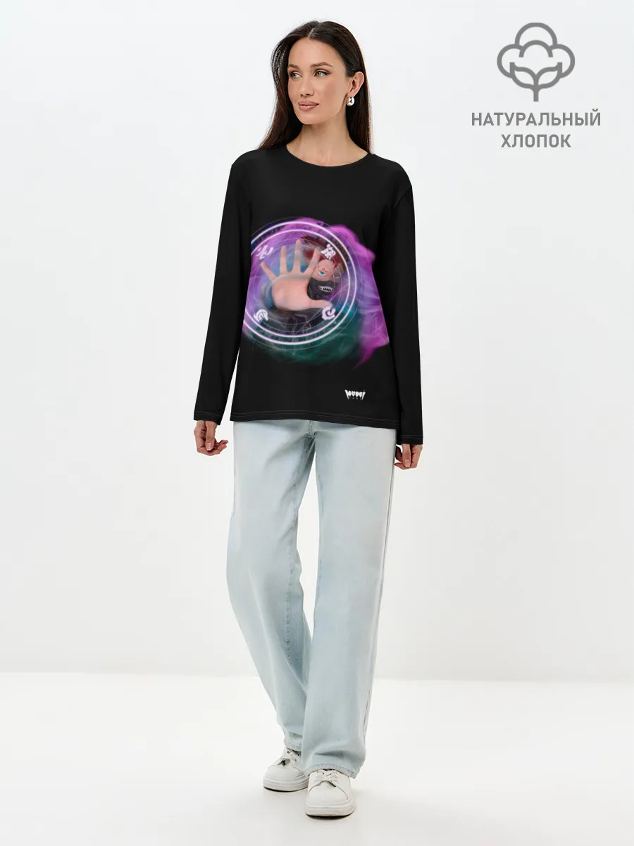Лонгслив женский. Хлопок / Yami: Sora Ideare 3D