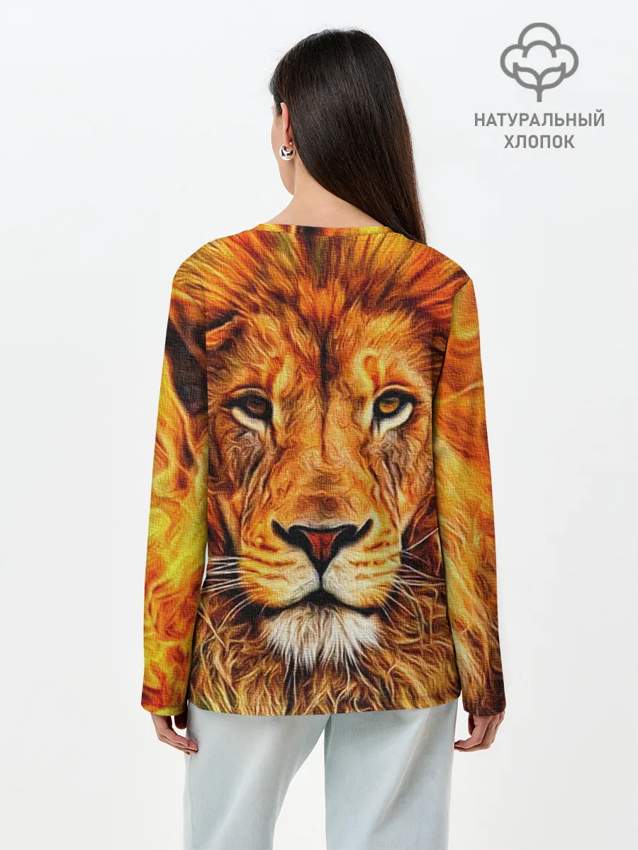 Лонгслив женский. Хлопок / LION