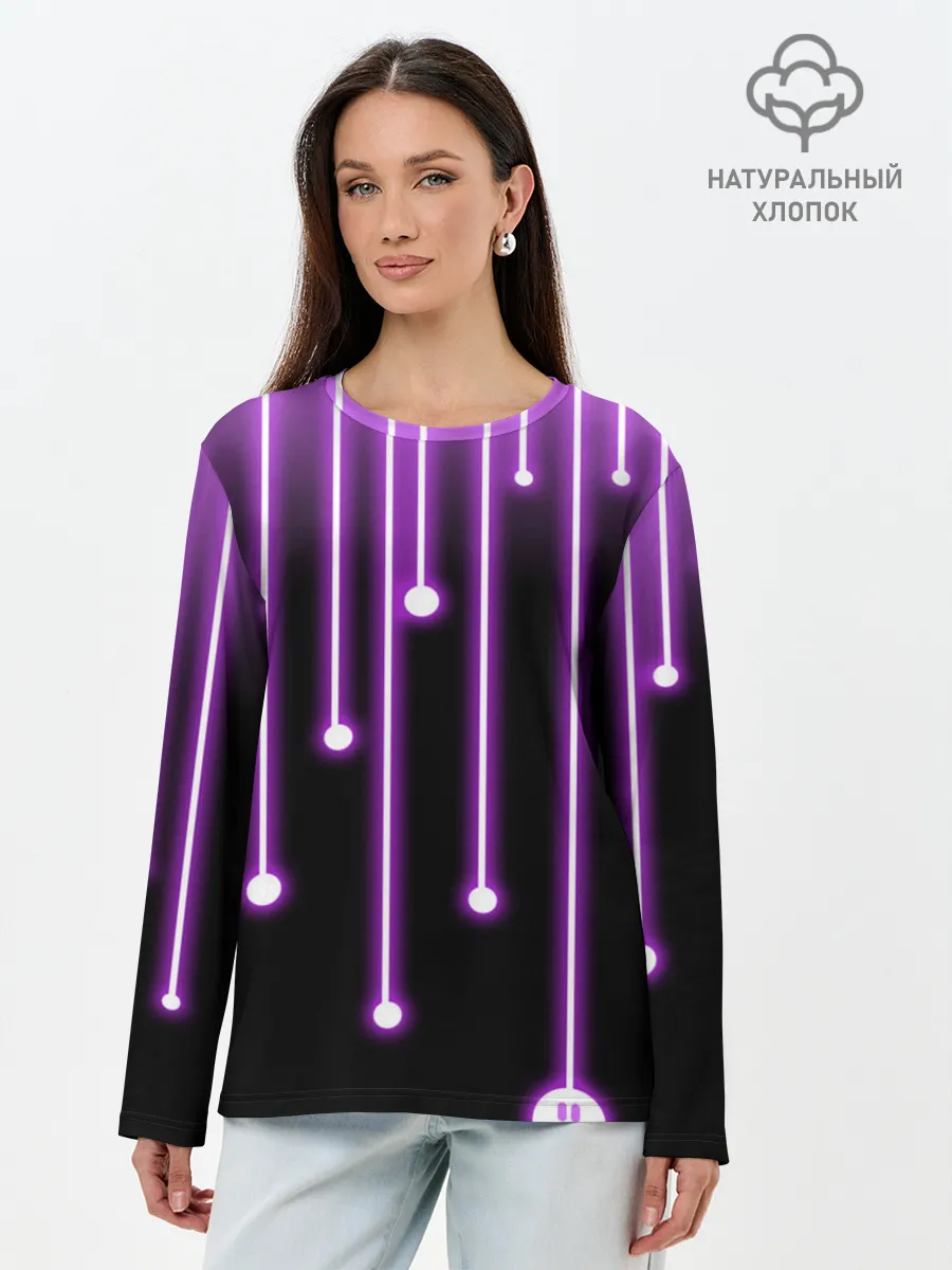 Лонгслив женский. Хлопок / LIGHT