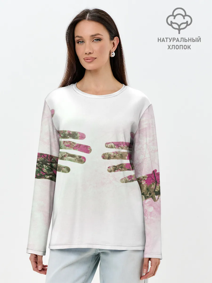 Лонгслив женский. Хлопок / HANDS