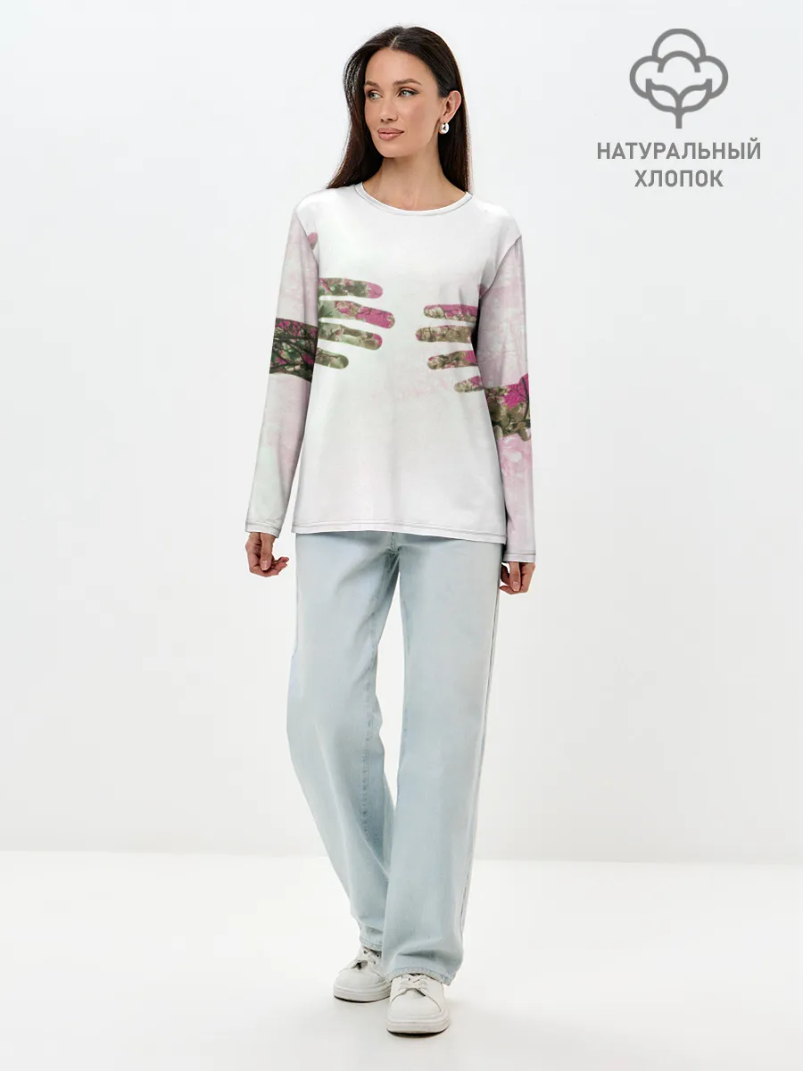 Лонгслив женский. Хлопок / HANDS