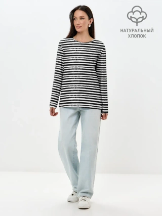 Лонгслив женский. Хлопок / OLD BOY