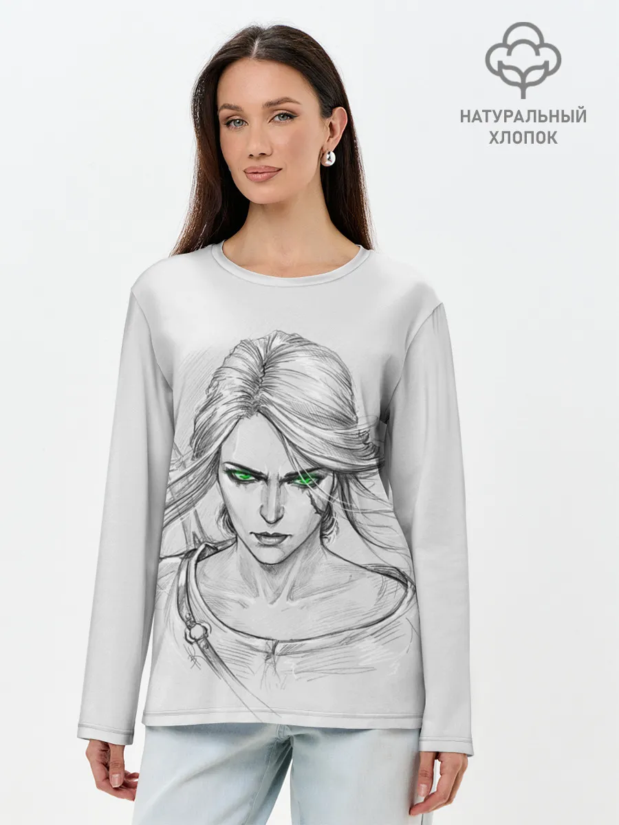 Лонгслив женский. Хлопок / Цири