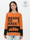 Лонгслив женский. Хлопок / KTM | READY TO RACE