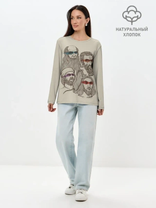Лонгслив женский. Хлопок / Они вам не черепашки ниндзя
