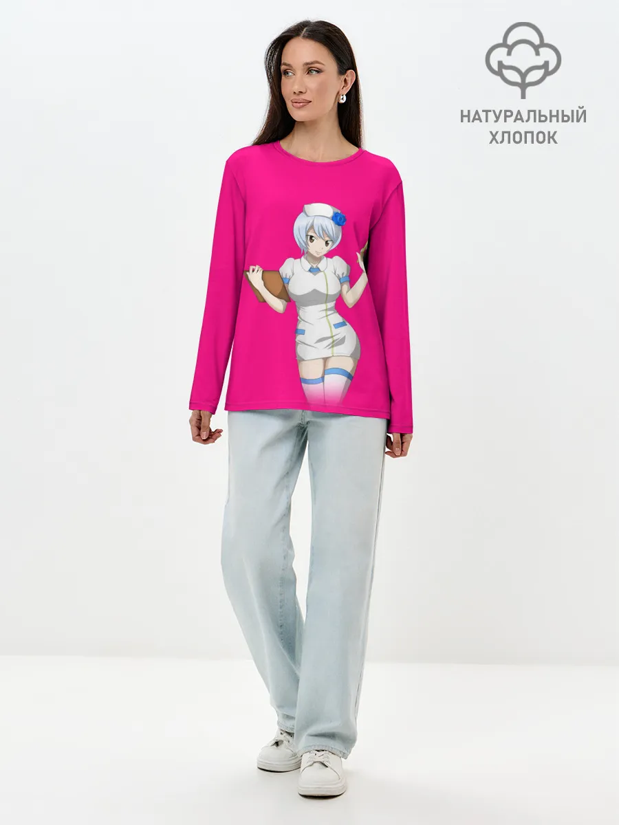 Лонгслив женский. Хлопок / Врач | Медсестра