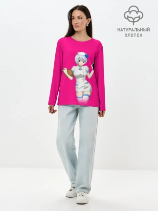 Лонгслив женский. Хлопок / Врач | Медсестра