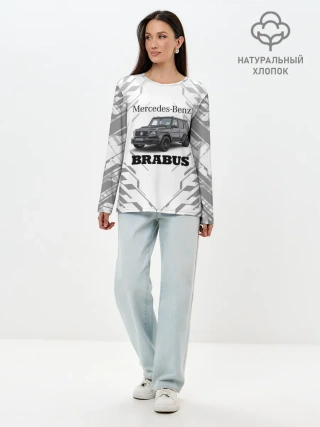 Лонгслив женский. Хлопок / MERCEDES | BRABUS