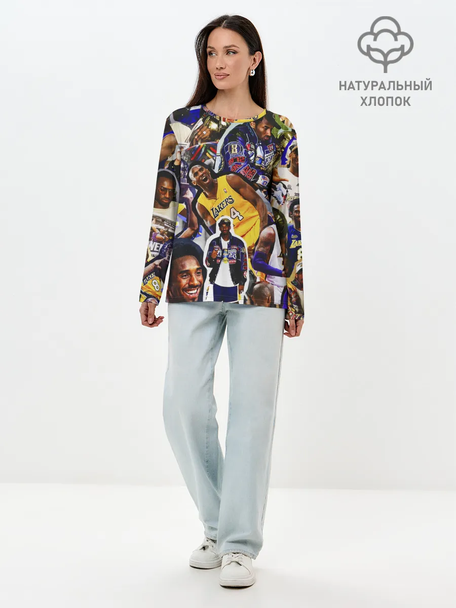 Лонгслив женский. Хлопок / КОБИ БРАЙАНТ / KOBE BRYANT