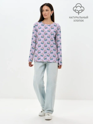 Лонгслив женский. Хлопок / Among Us | Коктейль