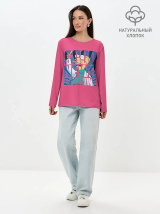 Лонгслив женский. Хлопок / Good news everyone