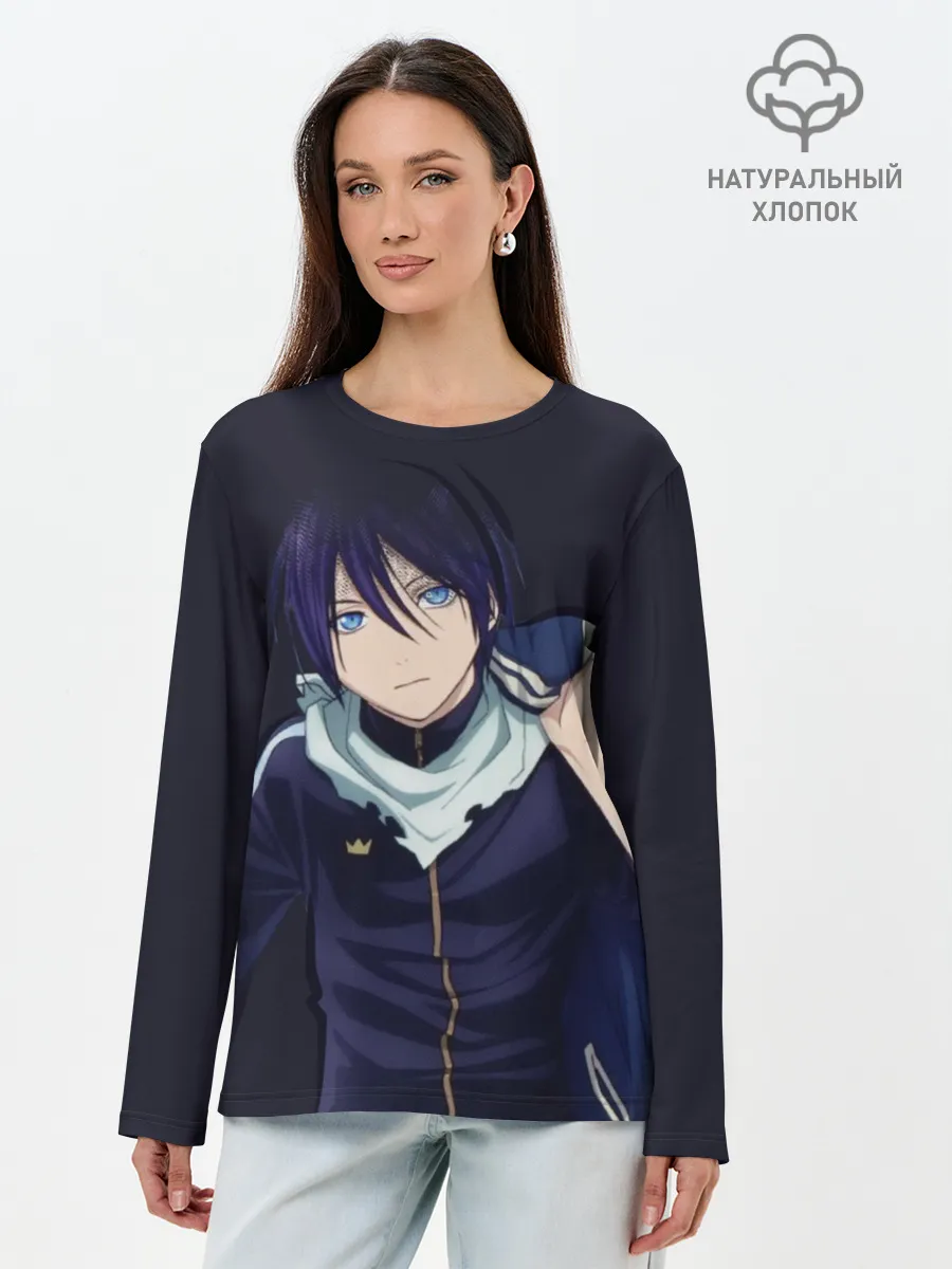 Лонгслив женский. Хлопок / Ято. Бездомный бог