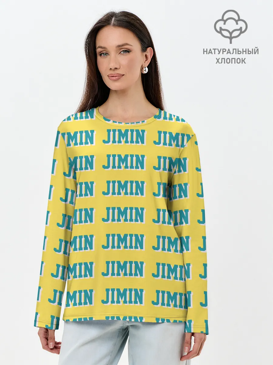 Лонгслив женский. Хлопок / BTS | Jimin