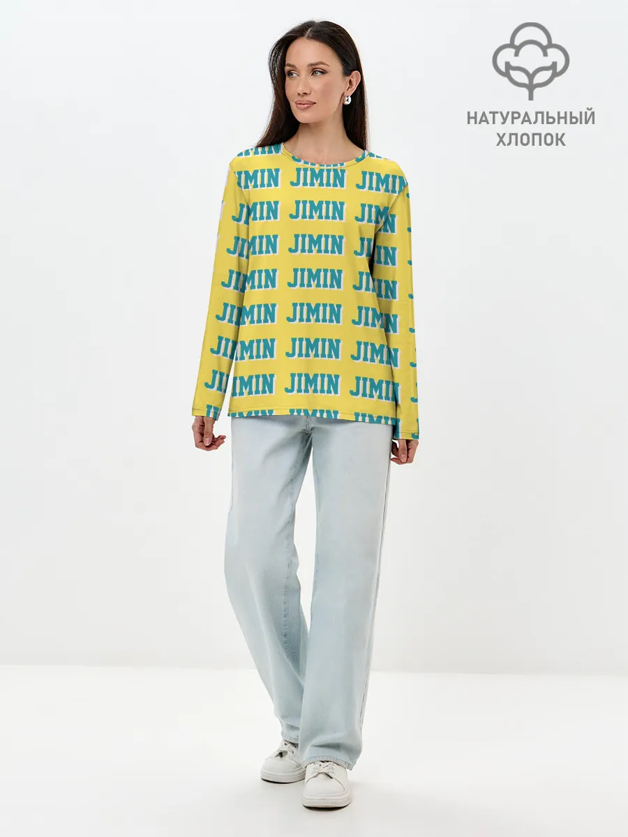 Лонгслив женский. Хлопок / BTS | Jimin