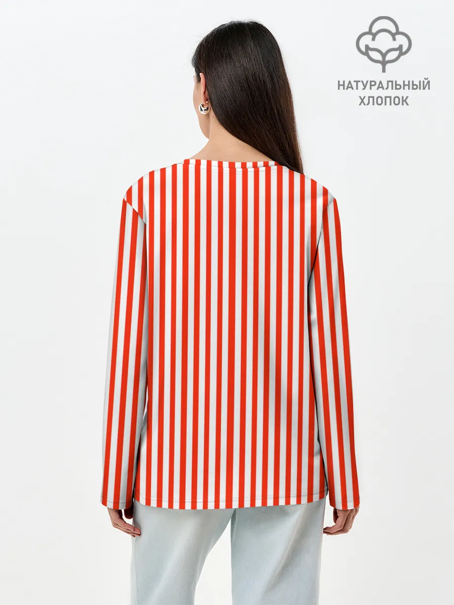 Лонгслив женский. Хлопок / Сборная Дании