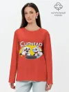 Лонгслив женский. Хлопок / Cuphead