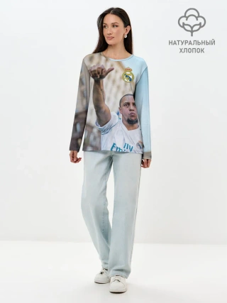 Лонгслив женский. Хлопок / Роберто Карлос