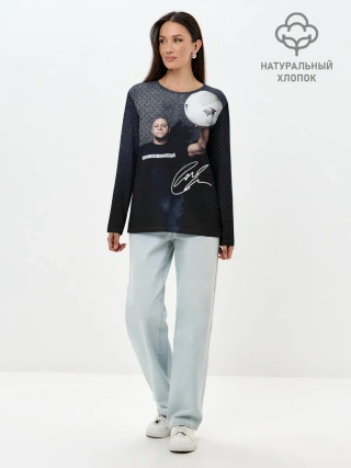 Лонгслив женский. Хлопок / Roberto Carlos | Подпись